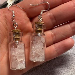 Rose Quartz earrings